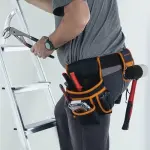 Cintura Porta Attrezzi Multifunzione – 22 Tasche con Porta Martello