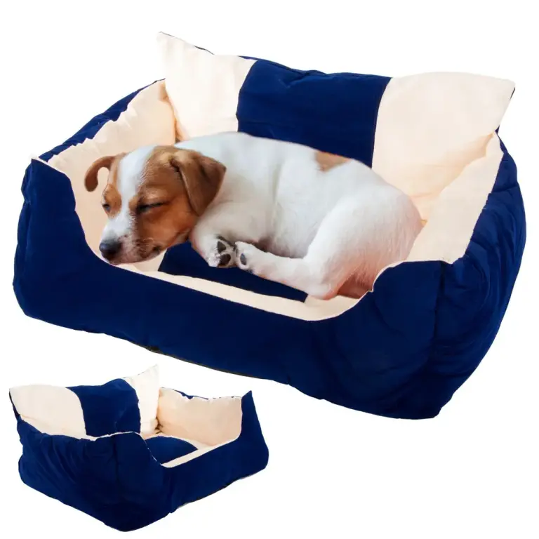 Cuccia per Cani Morbida in Peluche Antiscivolo – Letto per Animali Piccoli 54×36×15 cm
