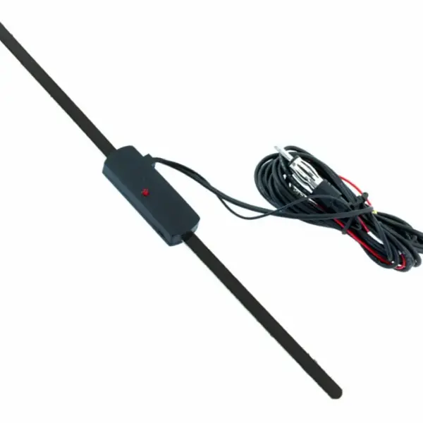 Antenna Interna Auto AM/FM 12V con Installazione Adesiva – Cavo 110 cm