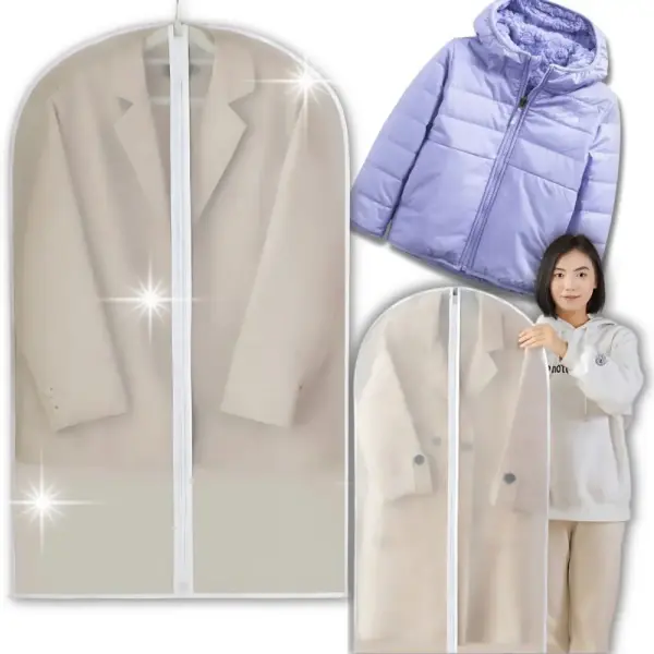 Custodia Protettiva per Abiti e Completi 60 × 100 cm con Zip