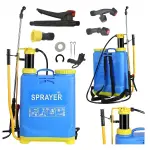 Pompa a Pressione a Zaino 16 Litri con Ugelli Multipli – Nebulizzatore Manuale per Giardino e Agricoltura