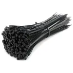 Fascette Stringicavo in Nylon Nere 2,5 x 200 mm – Confezione da 100 Pezzi
