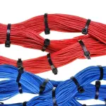 Fascette Stringicavo in Nylon Nere 2,5 x 200 mm – Confezione da 100 Pezzi