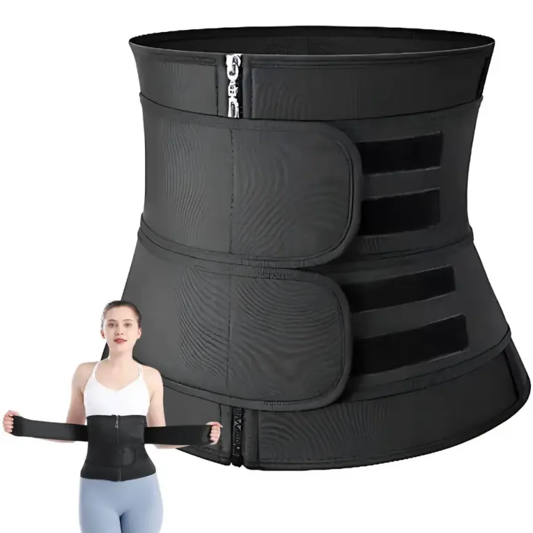 Cintura Lombare Snellente in Neoprene con Supporto per la Schiena – Taglia L, Nero