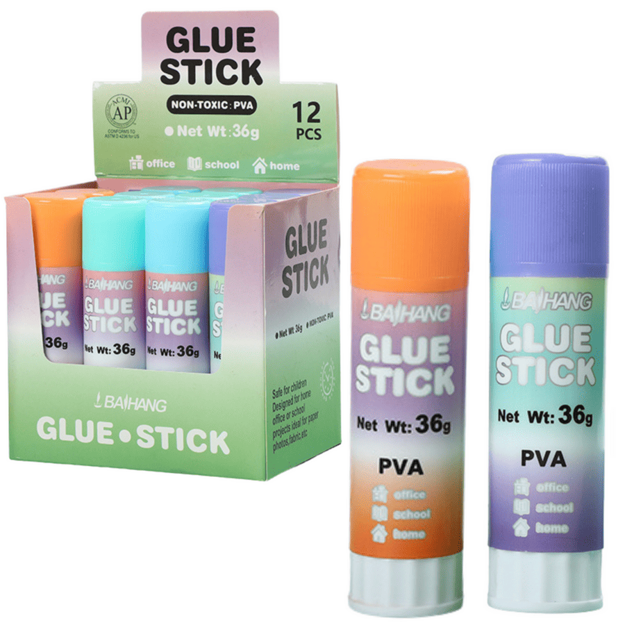 Colla Stick 36 g – Confezione Color Pastello per Scuola, Ufficio e Lavoretti Creativi Colla Stick 36 g – Confezione Color Pastello per Scuola, Ufficio e Lavoretti Creativi