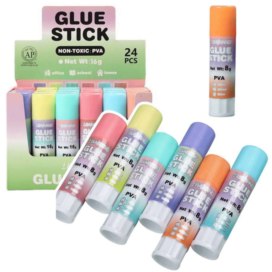 Colla Stick 8 g – Confezione Color Pastello per Scuola, Ufficio e Lavoretti Creativi Colla Stick 8 g – Confezione Color Pastello per Scuola, Ufficio e Lavoretti Creativi